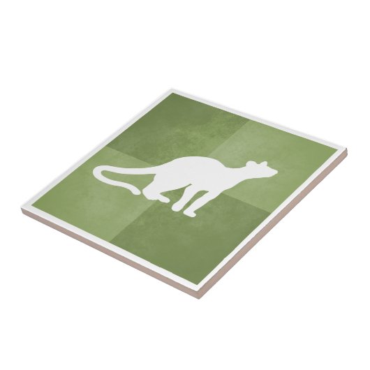 Fossa Madagascar endemischer Fleischfresser Fliese (Seite)