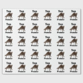 Fossa Madagaskar Fleischfresser Top-Räuber Geschenkpapier (Flach)