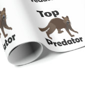 Fossa Madagaskar Fleischfresser Top-Räuber Geschenkpapier (Rolleneckpunkt)