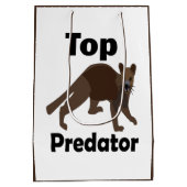 Fossa Madagaskar Fleischfresser Top-Räuber Mittlere Geschenktüte (Rückseite)