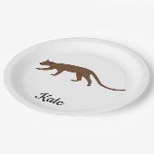 Fossa Pappteller (Schrägansicht)