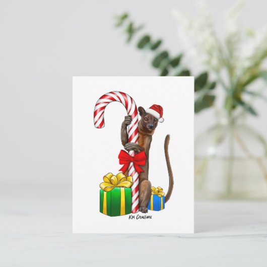 Fossa - Urlaubskarte Feiertagskarte (Stehend Vorderseite)