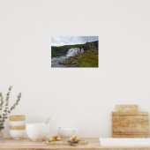 Fossarrett Falls, Island Poster (Küche)