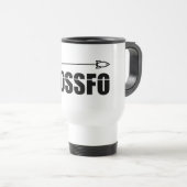 FOSSFO Travel Mug Reisebecher (VorderseiteRechts)