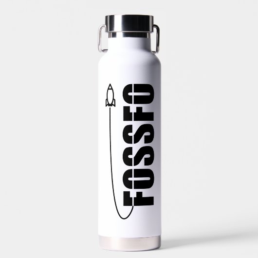 FOSSFO Wasserflasche Trinkflasche (Vorne)