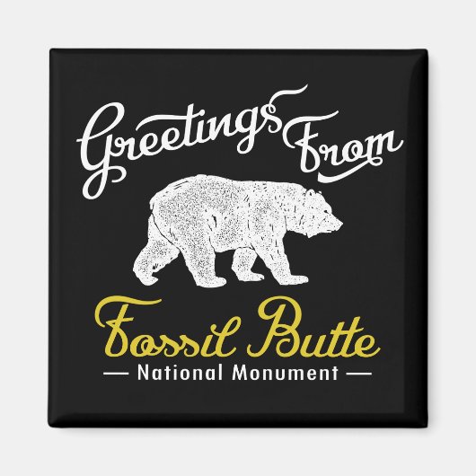 Fossil Butte National Monument Bear Magnet (Vorne)