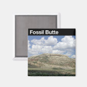 Fossil Butte National Monument Magnet (Vorderseite/Rückseite)
