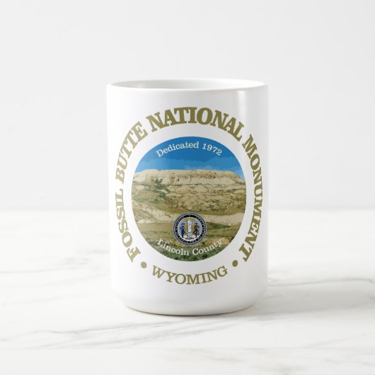 Fossil Butte (NM) Kaffeetasse (Mittel)