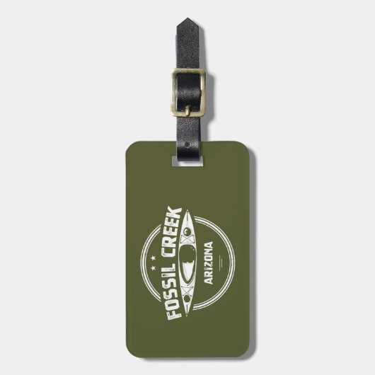 Fossil Creek Arizona Kayaking Gepäckanhänger (Vorderseite vertikal)