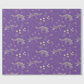 Fossil Digging Dinosaurier Brown und Beige Geschenkpapier (Flach)