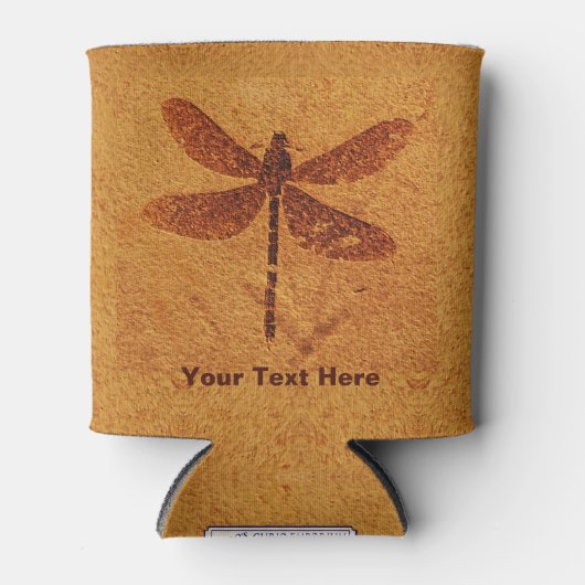 Fossil Dragonfly Dosenkühler (Vorderseite)