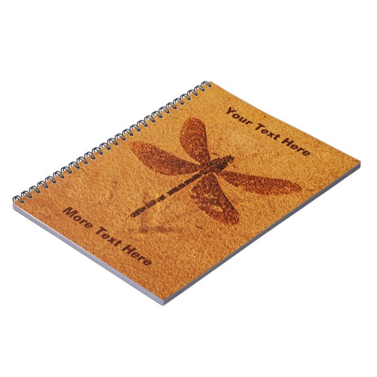 Fossil-Dragonfly-Notebook Notizblock (Linke Seite)