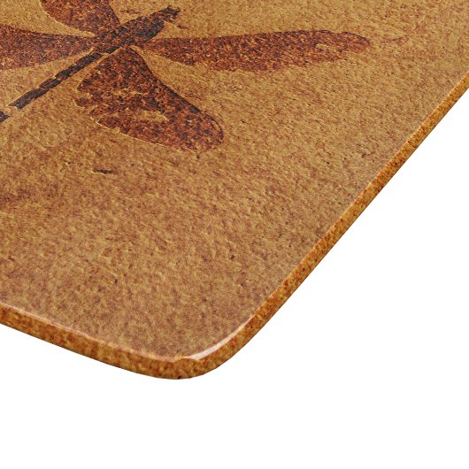 Fossil Dragonfly Schneidebrett (Ecke)