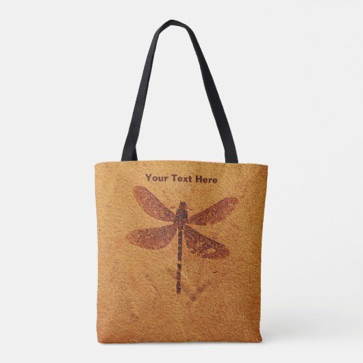 Fossil Dragonfly Tasche (Rückseite)