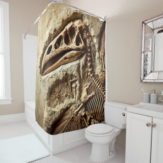 Fossil Duschvorhang (Beispiel)