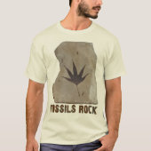 Fossil-Felsen für Paläontologen und Geologen T-Shirt (Vorderseite)