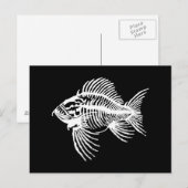 Fossil Fish Postkarte (Vorne/Hinten)