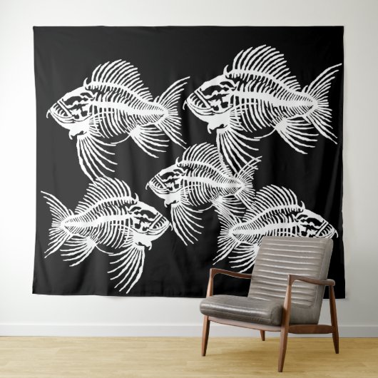 Fossil Fish Wandteppich (Beispiel (Horizontal))