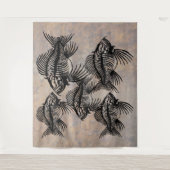 Fossil Fish Wandteppich (Vorderseite)
