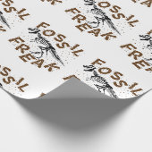Fossil Freak Paleontology Dinosaurier Knochen Geschenkpapier (Ecke)
