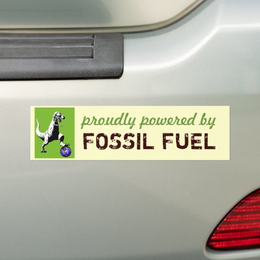 Fossil getankt autoaufkleber (Auf Auto)