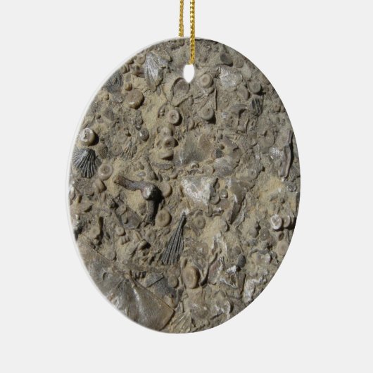 Fossil Hash Rock Print Keramikornament (Rechts)