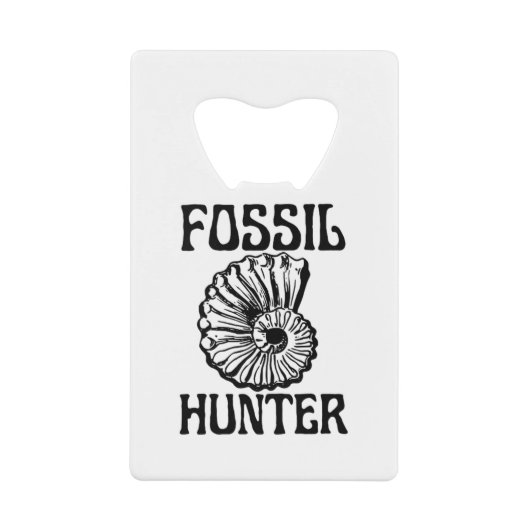 Fossil Hunter Geldbeutel Flaschenöffner (Vorderseite)