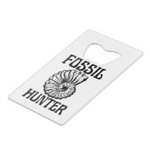 Fossil Hunter Geldbeutel Flaschenöffner (Rückseite Schrägansicht)