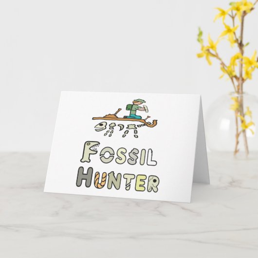 Fossil Hunter Karte (Gelbe Blume)
