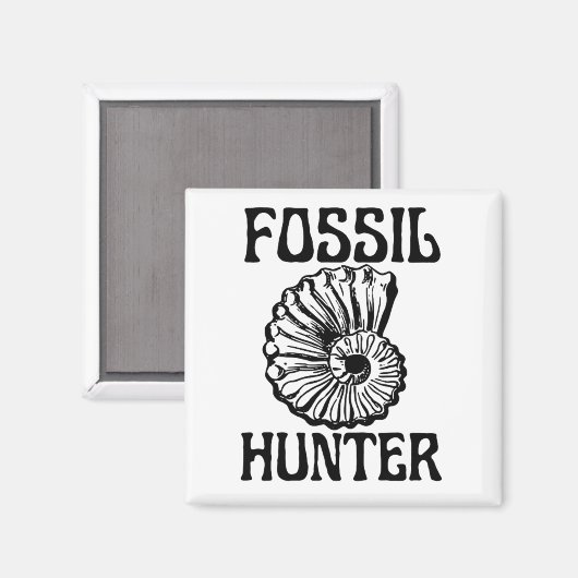 Fossil Hunter Magnet (Vorderseite/Rückseite)