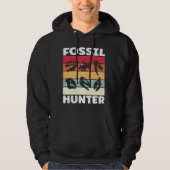 Fossil Hunter Paläontologe Prehistorisch Hoodie (Vorderseite)