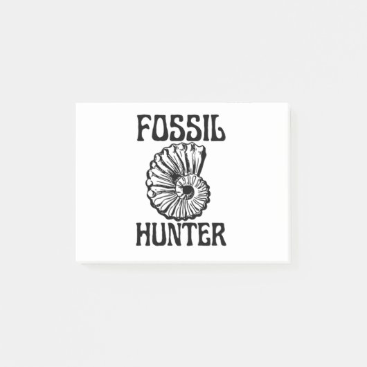 Fossil Hunter Post-it Klebezettel (Vorderseite)