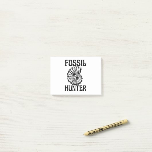 Fossil Hunter Post-it Klebezettel (Auf Schreibtisch)