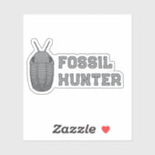 Fossil Hunter Trilobite Aufkleber (Blatt)