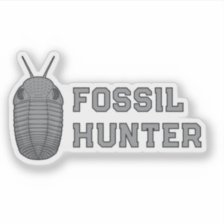 Fossil Hunter Trilobite Aufkleber