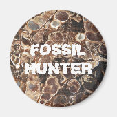 Fossil Hunter Turritella Agate Image Magnet (Vorne)