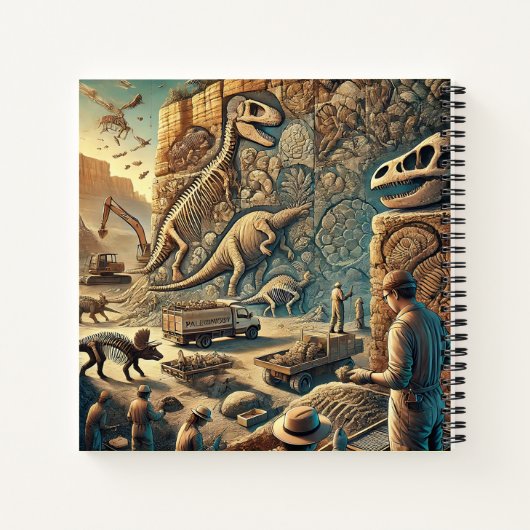 Fossil Hunter's Logbook Notizblock (Rückseite)