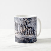 Fossil Nautiloid Cephalopod Ancient Sea Mollusk Kaffeetasse (VorderseiteRechts)