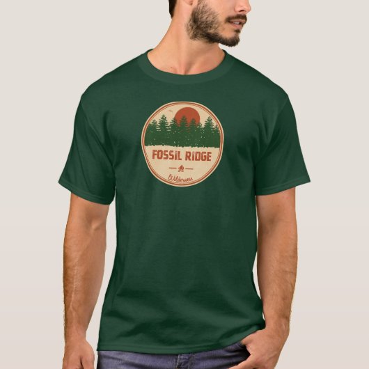 Fossil Ridge Wilderness Colorado T-Shirt (Vorderseite)