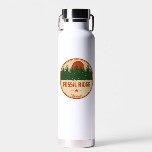 Fossil Ridge Wilderness Colorado Trinkflasche (Vorne)