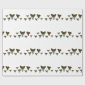Fossil Shark Teeth Geschenkpapier (Flach)
