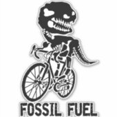 Fossile Brennstoffe Aufkleber (Vorderseite)