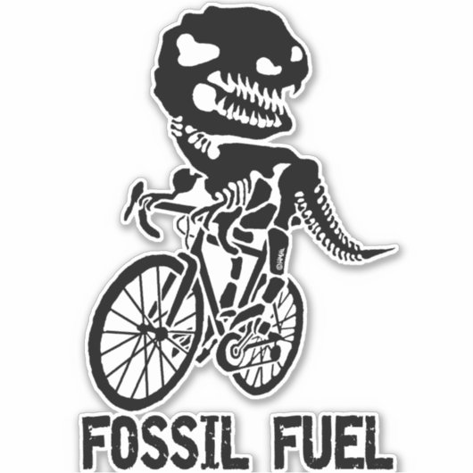 Fossile Brennstoffe Aufkleber (Vorderseite)