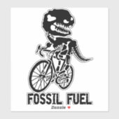 Fossile Brennstoffe Aufkleber (Blatt)