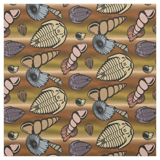 Fossile Ebenen - Mutation Stoff (Muster)