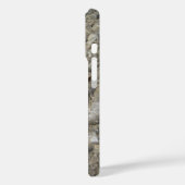 Fossile Hash Kalkstein Monogramm Case-Mate iPhone Hülle (Rückseite / Links)