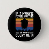 Fossile Jagd-Jäger Button (Vorderseite)