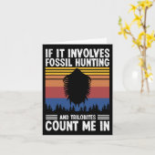 Fossile Jagd-Jäger Karte (Gelbe Blume)