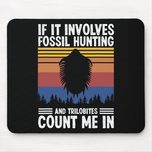 Fossile Jagd-Jäger Mousepad (Vorne)