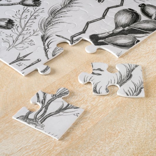 Fossile Korallengeologie Mineralien Polypi Puzzle (Seite)